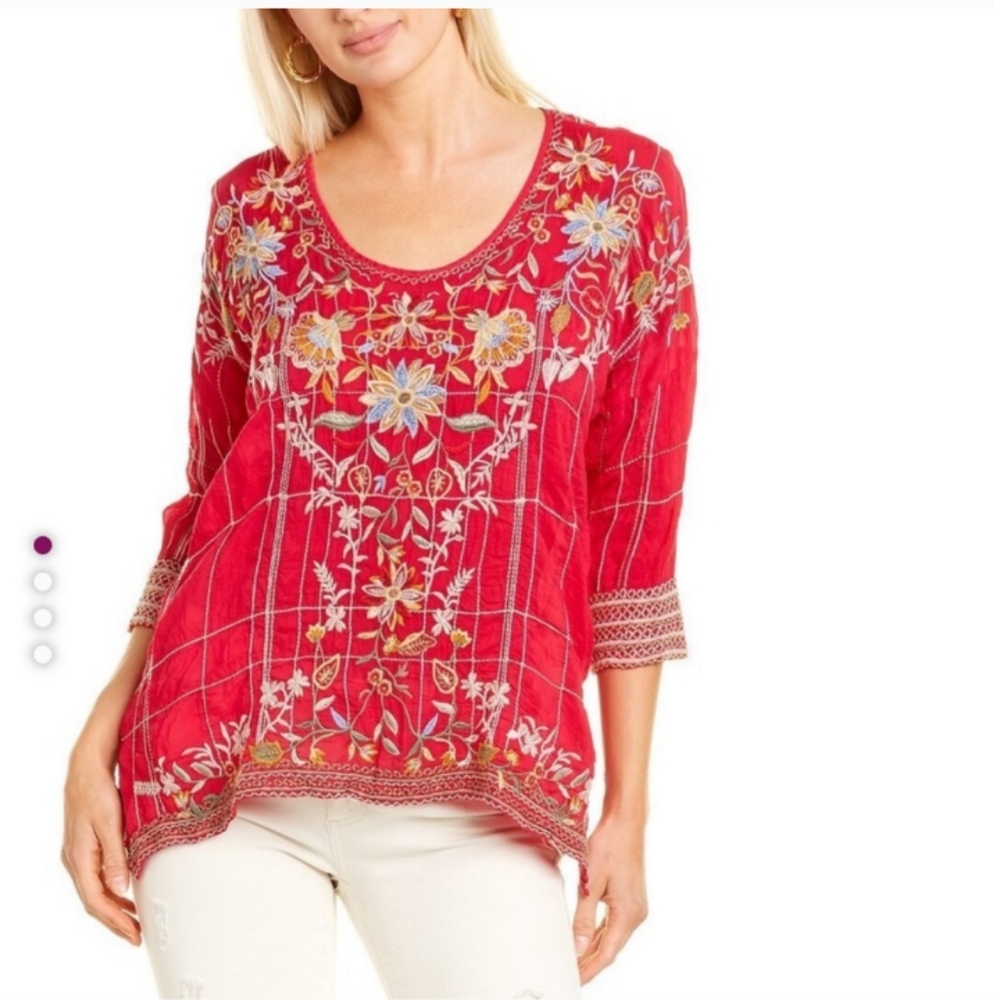 Johnny Was Sienna blouse Size Medium